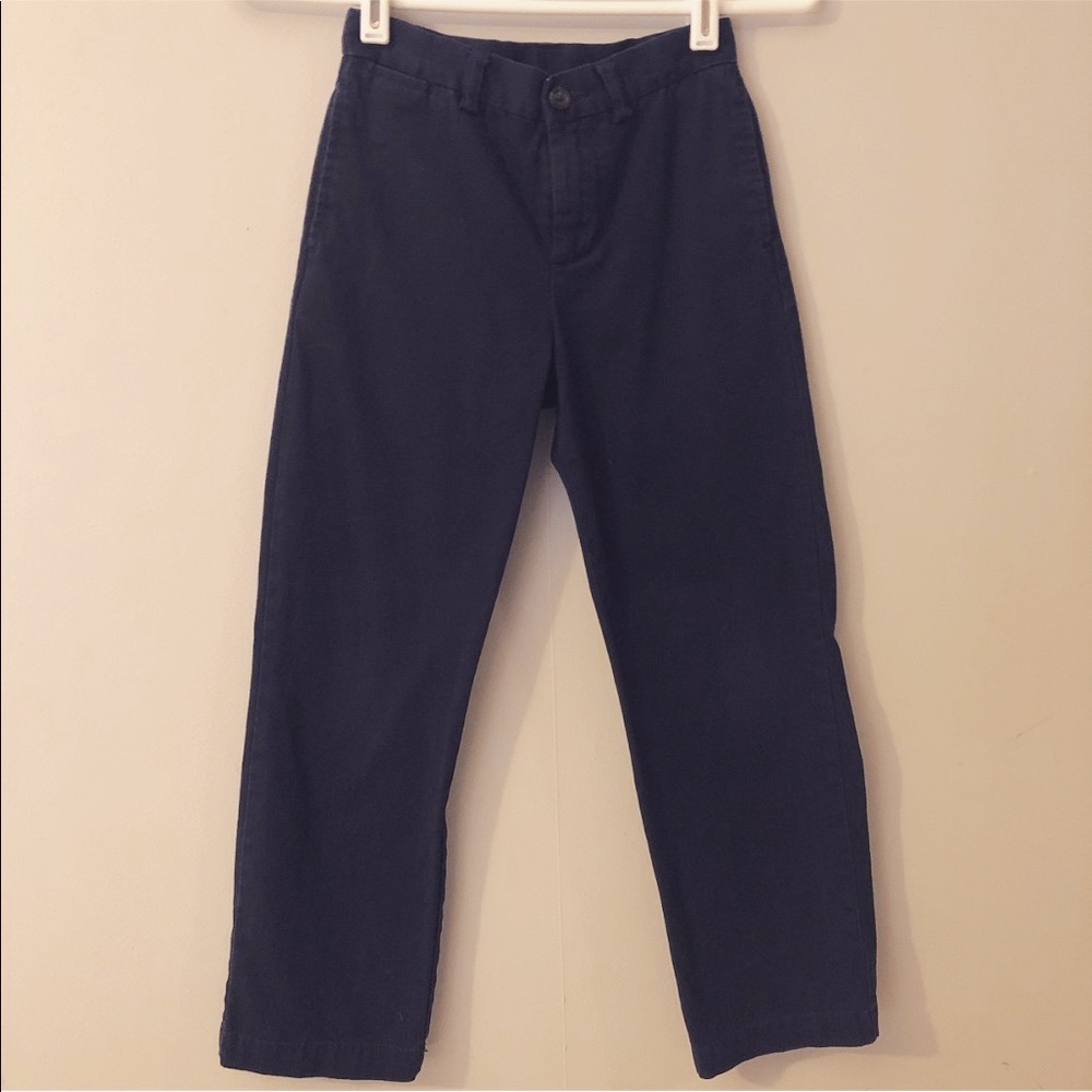 Polo Ralph Lauren Boys Navy Blue Pants Size 7 EUC